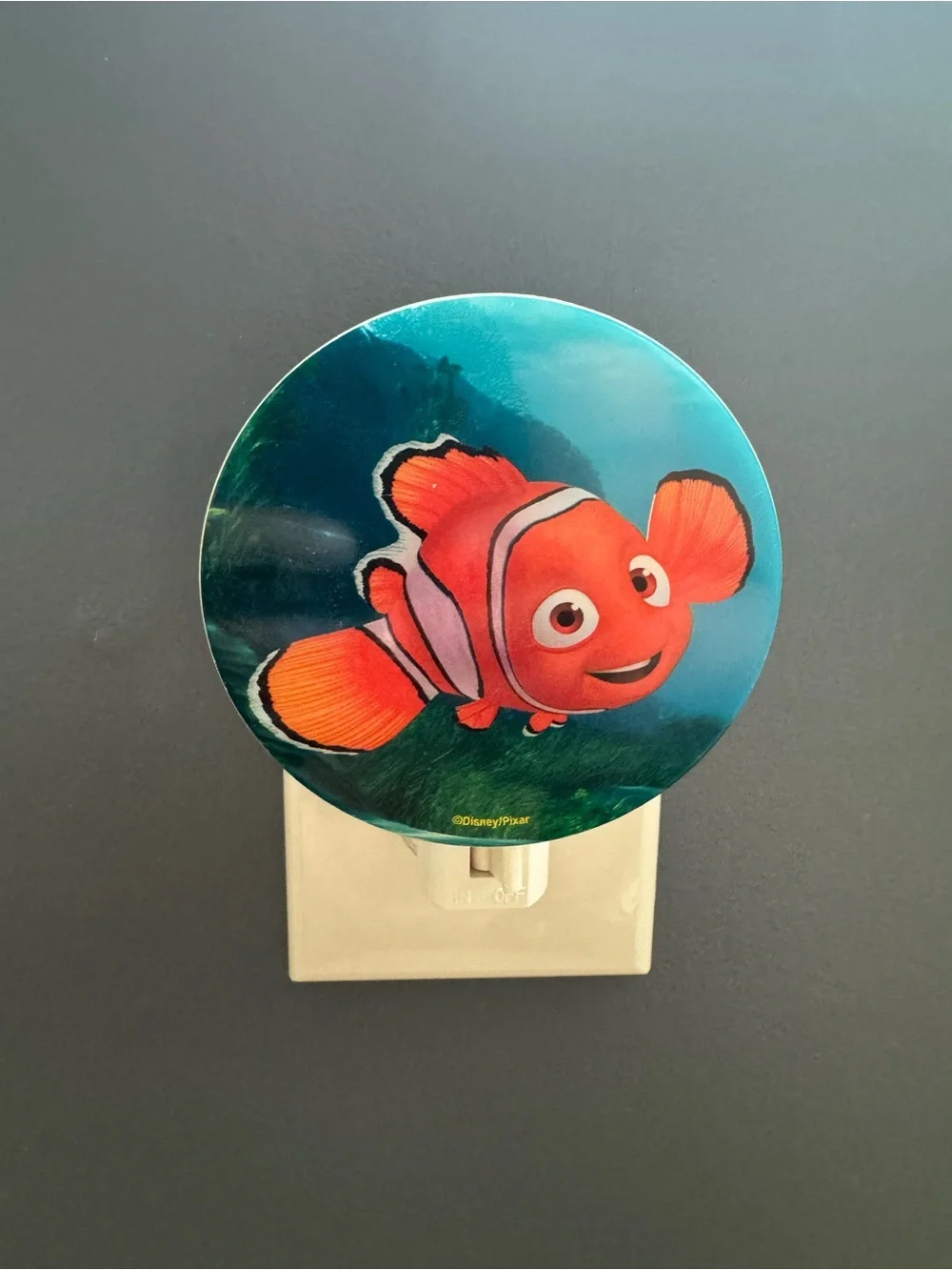 Vintage 2005 Disney Pixar Finding Nemo Night Light – Tested & Works – Licensed